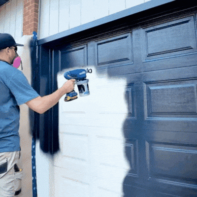 pistola de pintura recargable inalámbrica