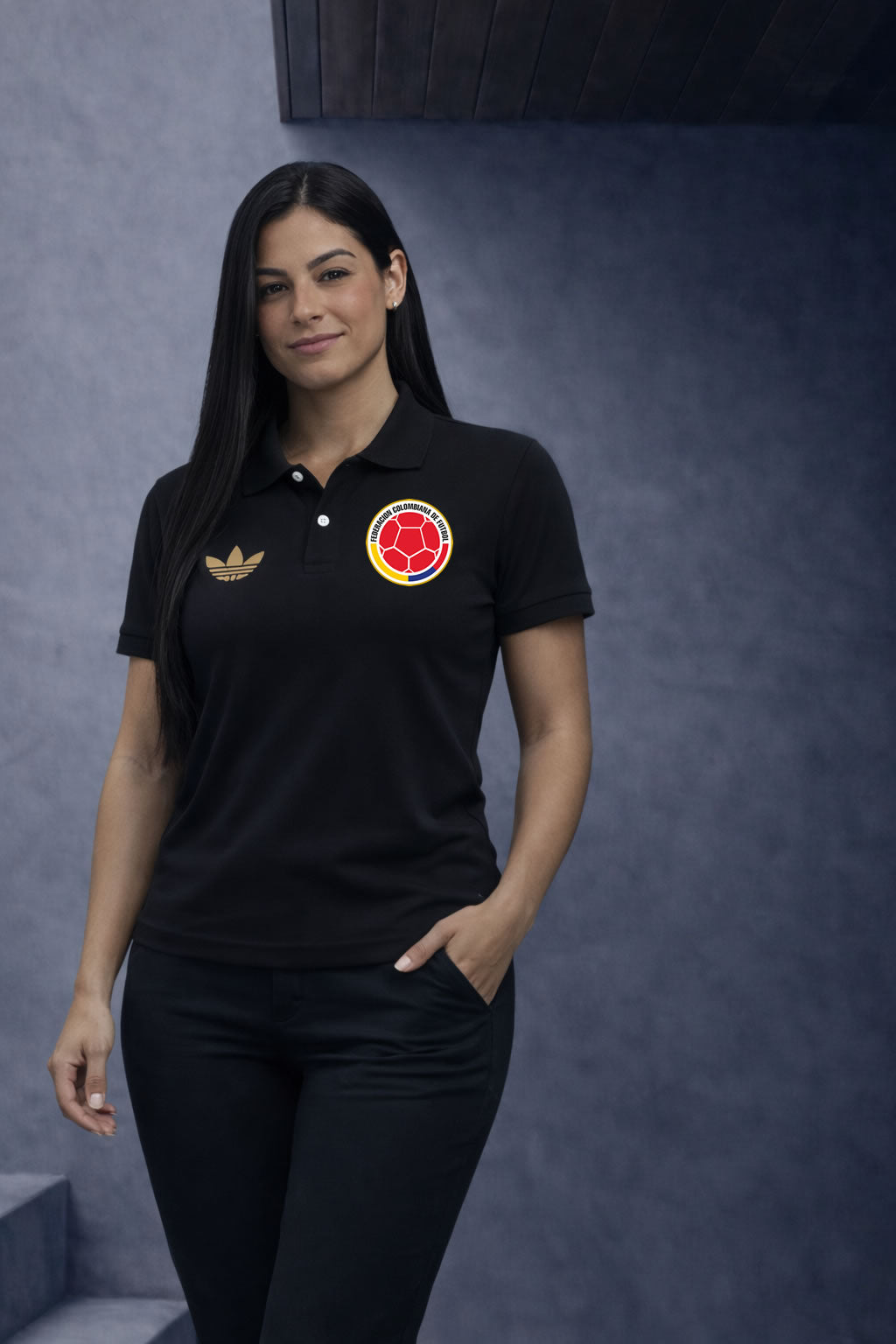 Camiseta Polo Selección Colombia Mujer Premium 🇨🇴