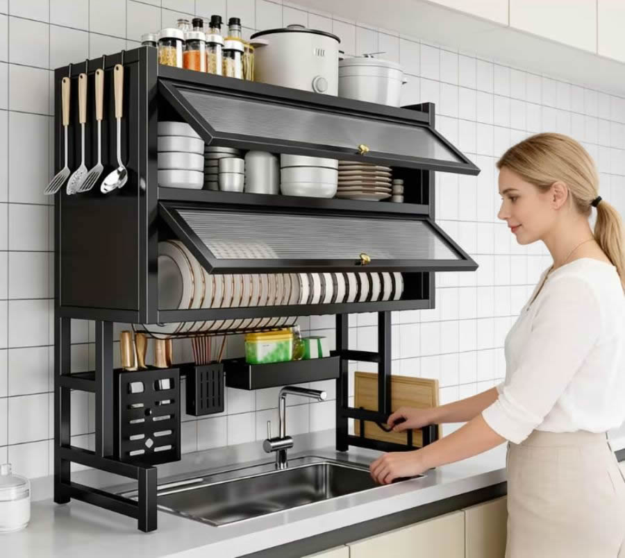 Escurridor de Platos doble Gabinete