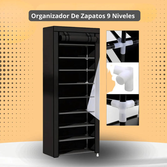 Organizador De Zapatos 9 Niveles Hasta 27 Pares